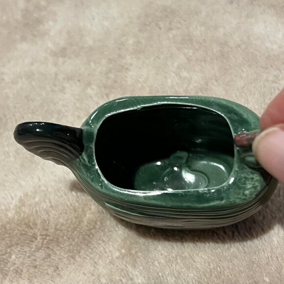 Vintage Green Ceramic Chicken Hen Toothpick Holder Japan Mid Century green small - Picture 4 of 11